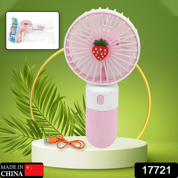 Portable Small Electric Fan Handheld, Rechargeable Mini Student Handheld Dormitory Class Personal Fan - dailyneed.life