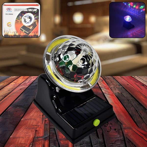 Multifunctional Solar 2 Modes Light Party Disco Light (1 Pc) - dailyneed.life