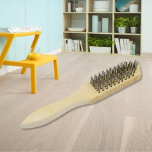 Wooden Handle Steel Wire Brush (1 Pc) - dailyneed.life
