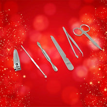 6-in-1 Nail Care Kit: Clippers, Trimmers, Mirror & Travel Case - dailyneed.life