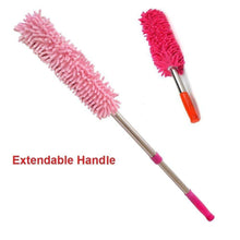 Multipurpose Microfiber Cleaning Duster With Extendable Telescopic Wall Hanging Handle - dailyneed.life