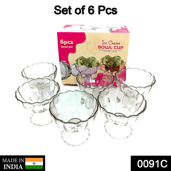 Serving Dessert Bowl Ice Cream Salad Fruit Bowl - 6pcs Serving Dessert Bowl Ice Cream Salad Fruit Bowl - 6pcs - dailyneed.life