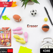 Mini Eraser Set for Kids (9 Pieces) - Fun Designs, Party Favors, School Prizes - dailyneed.life