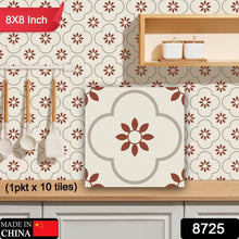 Peel and Stick Floor Tiles Kitchen / Bathroom Backsplash Sticker Detachable Waterproof DIY Tile Stickers for Wall Decoration Tiles Home Decoration (8x8 Inch / 10 Pcs Set) - dailyneed.life