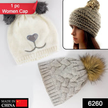 Mix Design Winter cap for Women Warm Thick Cotton Lining Skull Cap Warm Cap Outdoor Sports Hat for Ladies - dailyneed.life