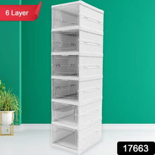 6-Layer Stackable Foldable Storage Organizer Cart for Clothes, Kitchen, Closet & Bathroom - dailyneed.life
