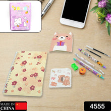 Cartoon Stationery Box Cartoon Design School Box Book , diary , Pen , Eraser, Sharpner , Sticker & Pen Refill Student Gift School box (1 box) - dailyneed.life