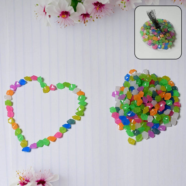 Multi-Color Decorative Stone for Garden / Lawn / Aquarium Fish Tank Gravel / Flower Pots Decoration Pebbles for Fish Bowl & All Purpose Attractive Stone Set - dailyneed.life