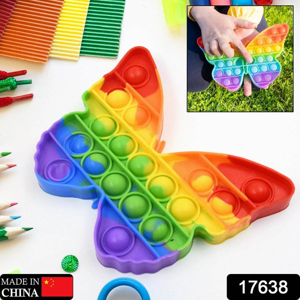 Fidget Toy Push Bubble Fidget Sensory Toy for Kids and Adults Fidget per Stress Reliever Sensory Fidget pers (Butterfly & Car Shape / 1 Pc) - dailyneed.life