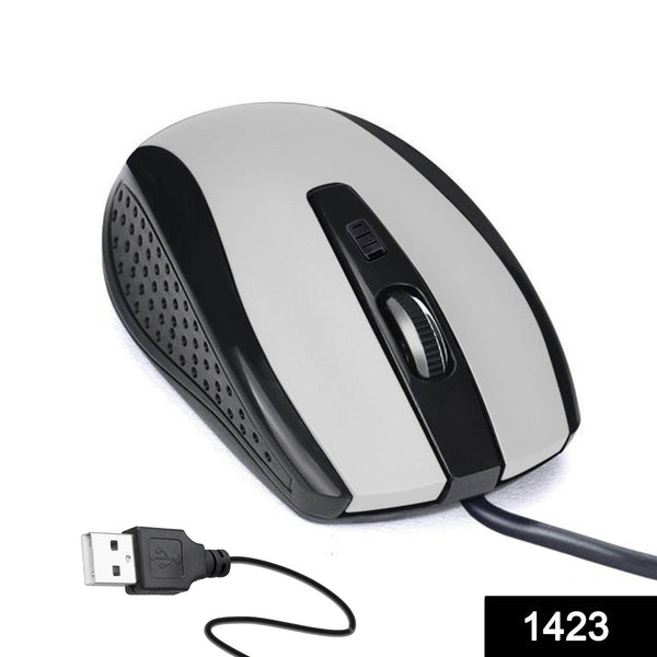 Wired Mouse for Laptop and Desktop Computer PC With Faster Response Time (Silver) - dailyneed.life