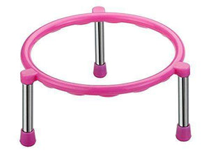 Stainless Steel Single Ring Matka Stand - dailyneed.life