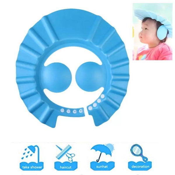 Adjustable Safe Soft Baby Shower cap - dailyneed.life