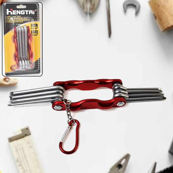 Portable 8 in 1 Multifunctional Cycling Bike Repair Tool Set Wrench Screwdriver Tools - dailyneed.life