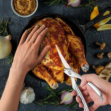 Heavy Duty Stainless Steel Poultry Shears, Premium Ultra Sharp Spring-Loaded Kitchen - dailyneed.life