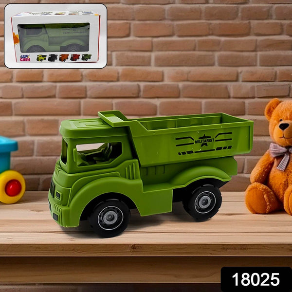 Friction Powered Dumper Toy Truck For Kids | With Opening Container Feature | Strong & Durable Plastic Material | Indoor & Outdoor Play Birthday Gift for Baby Boys & Girls (1 Pc) - dailyneed.life