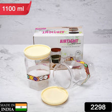 Air Tight Kitchen Storage Container for Rice | Dal | Atta, BPA-Free, Flour | Cereals | Snacks | Stackable | Modular, Round. (Approx - 1100Ml, Set of 2pcs) - dailyneed.life