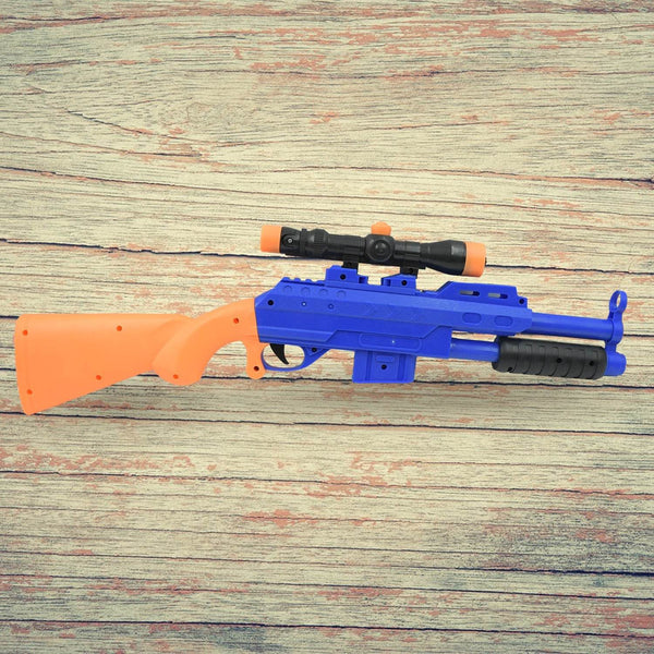 Big Plastic Toy Gun for Kids - 22 Inch Gun Toy for Kids Shooting Gun with 6 fence arrows Kids Toy Return Gift Item, Shot Air Gun For Diwali Gift, Birthday Gift (22Inch) - dailyneed.life