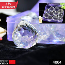 White Crystal Ball Hanging Crystal Ball for Home and Office or Car Decor. - dailyneed.life