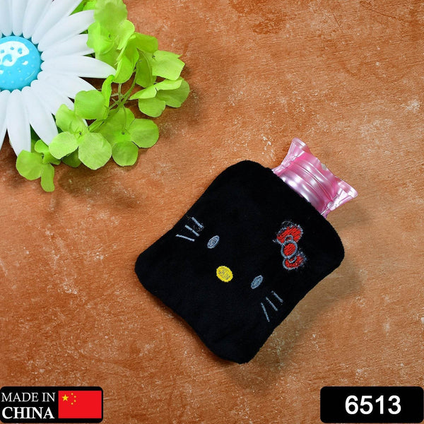 Black Small Hot Water Bag with Cover – Pain Relief & Warmer - dailyneed.life