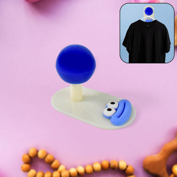Cartoon Colorful Hooks Simple Ball Shape Hook Self-adhesive (1 Pc) - dailyneed.life