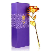 24K Artificial Golden Rose / Gold Red Rose with Gift Box (10 inches) - dailyneed.life