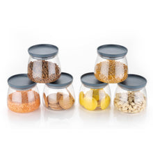 Matka Shaped Jar with Air Tight & Leak Proof Lid (Multicolour) (Set of 6) (900Ml) - dailyneed.life