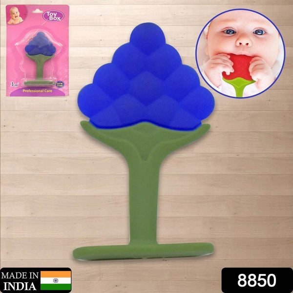 Baby Silicone Teether (1 Pc): Food Grade, Non-Toxic, Teething Relief (3 Months+) - dailyneed.life