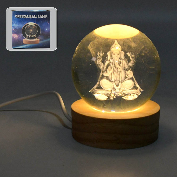 3D Crystal Ball lamps for Bedroom 3D Lamps for Home Decoration 3D Crystal Ball Night Light Gifts for Women Gifts for Men Room Decor Items for Bedroom for Friend and Family (1 Pc) - dailyneed.life