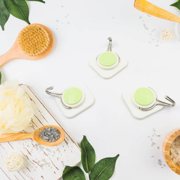 Multipurpose Self-Adhesive Wall Hooks for Home & Bath (3 Pc, Heavy Duty) - dailyneed.life