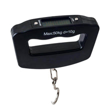 Black Digital Portable Luggage Scale with LCD Backlight (50 kg) - dailyneed.life