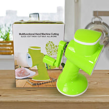 6 in 1 Multi functional Vegetable Cutter & Slicer Hand Machine Cutting, Slice, Cut Thick, Cut Silk All in one –Vegetable Chopper Cutter & Slicing Cutter Barrel - Vegetable Grater with 6 Removable Blades - dailyneed.life