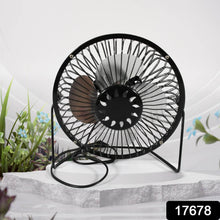 USB Table Desk Personal Metal Electronic Fan, Compatible with Computers, Laptops, Student Dormitory, Suitable For Office, School Use (1 Pc) - dailyneed.life