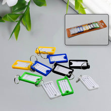 Wallet Keychain 10 pcs Set Plastic Key Custom Key Tags Key Ring Tags Numbered Key Tags Tags with Backpack Keychain - dailyneed.life