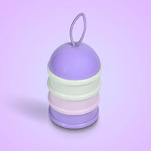 3 Layer Cute Portable Baby Food Milk Powder Storage Box Bottle Container Milk Powder Baby Food Container Bowl. (Purple) - dailyneed.life