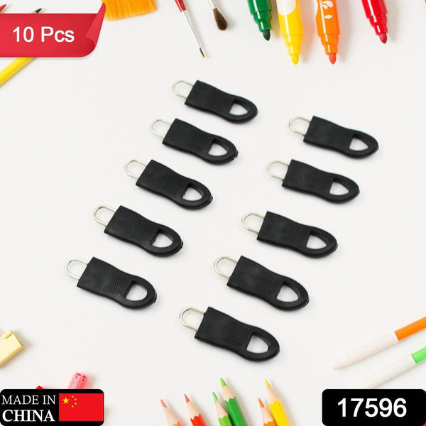 Zipper Pull Tab Zipper Tags Cord Pulls Zipper Extension Zip Fixer for Luggage Suitcase Backpack Jacket Bags Style Metal Zipper Head Zip Fixer Tags Handbag Backpack Plastic (10 Pc) - dailyneed.life