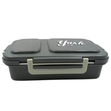 Customize Miracle Quick Lock Leak Proof 2 Compartment Stainless Steel LUNCH BOX Inner Plate Reusable Microwave Freezer Safe Lunch Box Trendy Thermal Insulation Leak Proof for Office Vacuum Tiffin Box for Boys / Girls / School / Office Women and Men  - dailyneed.life