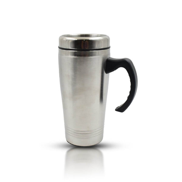 Stainless Steel Vacuum Glass Insulated Glass Coffee Cups (With Lid & Handle / 1 pc) - dailyneed.life