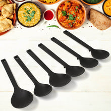 Multipurpose Silicone Spoon, Silicone Basting Spoon Non-Stick Kitchen Utensils Household Gadgets Heat-Resistant Non Stick Spoons Kitchen Cookware Items For Cooking and Baking (6 Pcs Set) - dailyneed.life