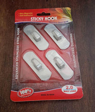 Self- Adhesive Hooks, Heavy Duty Wall Hooks Hangers Stainless Steel Waterproof Sticky Hooks for Hanging Robe Coat Towel Kitchen Bathroom and. - dailyneed.life