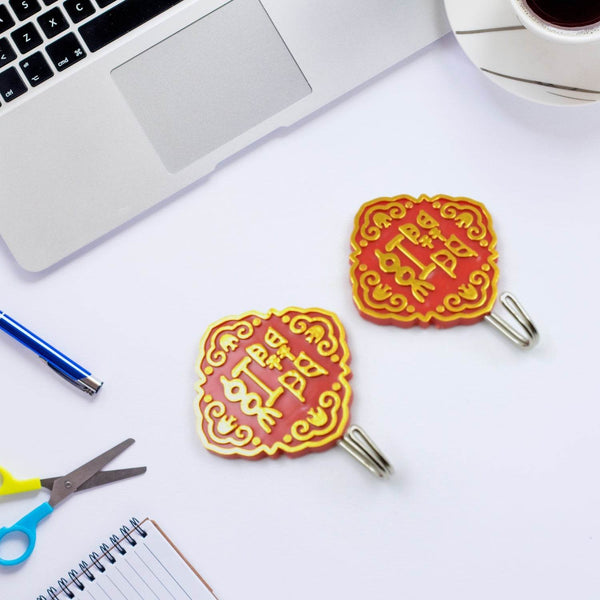 Multipurpose Strong Hook Self-Adhesive hooks for wall Heavy Plastic Hook, Sticky Hook Household For Home , Decorative Hooks, Bathroom & All Type Wall Use Hook , Suitable for Bathroom, Kitchen, Office (2 pc) - dailyneed.life