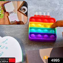 Square it Fidget Spiral Notebook Bubble Push Fidget Silicon Toy Book Stress Relief Anxiety School Stationery Notebook. - dailyneed.life