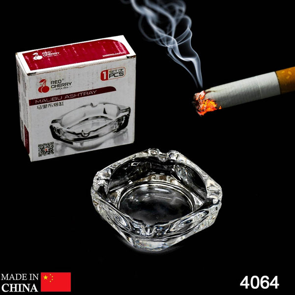 Glass Brunswick Crystal Quality Cigar Cigarette Ashtray Round Tabletop for Home Office Indoor Outdoor Home Decor - dailyneed.life