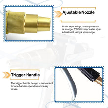 Durable Gold Color Trigger Hose Nozzle Water Lever Spray - dailyneed.life