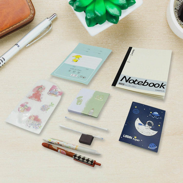 Cartoon Stationery Box Cartoon Design School Box Book , diary , Pen , Eraser, Sharpner , Sticker & Pen Refill Student Gift School box (1 box) - dailyneed.life