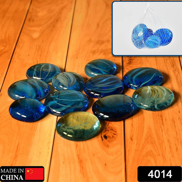 Glass Gem Stone, Flat Round Marbles Pebbles for Vase Fillers, Attractive pebbles for Aquarium Fish Tank. - dailyneed.life