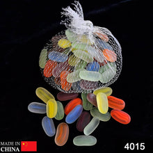 Glass Gem Stone, Flat Round Marbles Pebbles for Vase Fillers, Attractive pebbles for Aquarium Fish Tank. - dailyneed.life