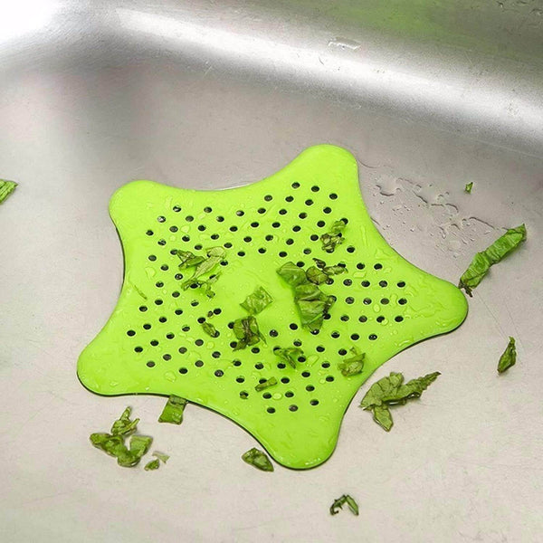 Star Drain Strainer: Catches Hair & Prevents Clogs (Kitchen/Bath) - dailyneed.life