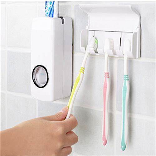 Toothpaste Dispenser & Tooth Brush Holder - dailyneed.life