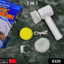 5in1 Home Kitchen Electric Cleaning Brush, Electric Spin Scrubber - dailyneed.life