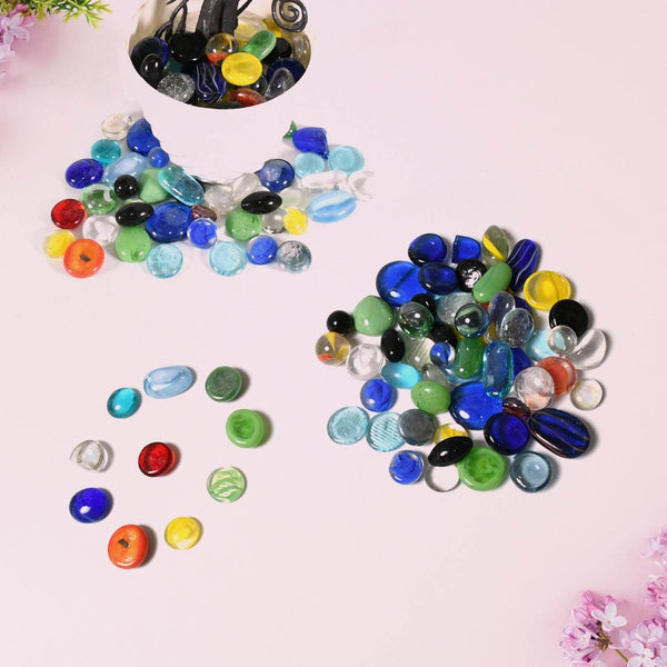 Multi-Color Decorative Stone for Garden / Lawn / Aquarium Fish Tank Gravel / Flower Pots Decoration Pebbles for Fish Bowl & All Purpose Attractive Stone Set - dailyneed.life